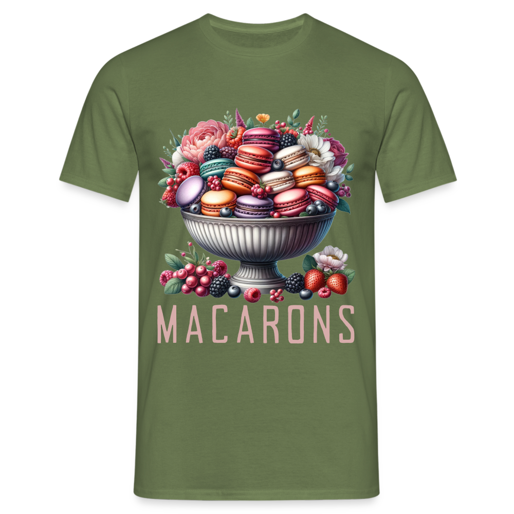Macrons in einer Schale Herren T-Shirt - Militärgrün