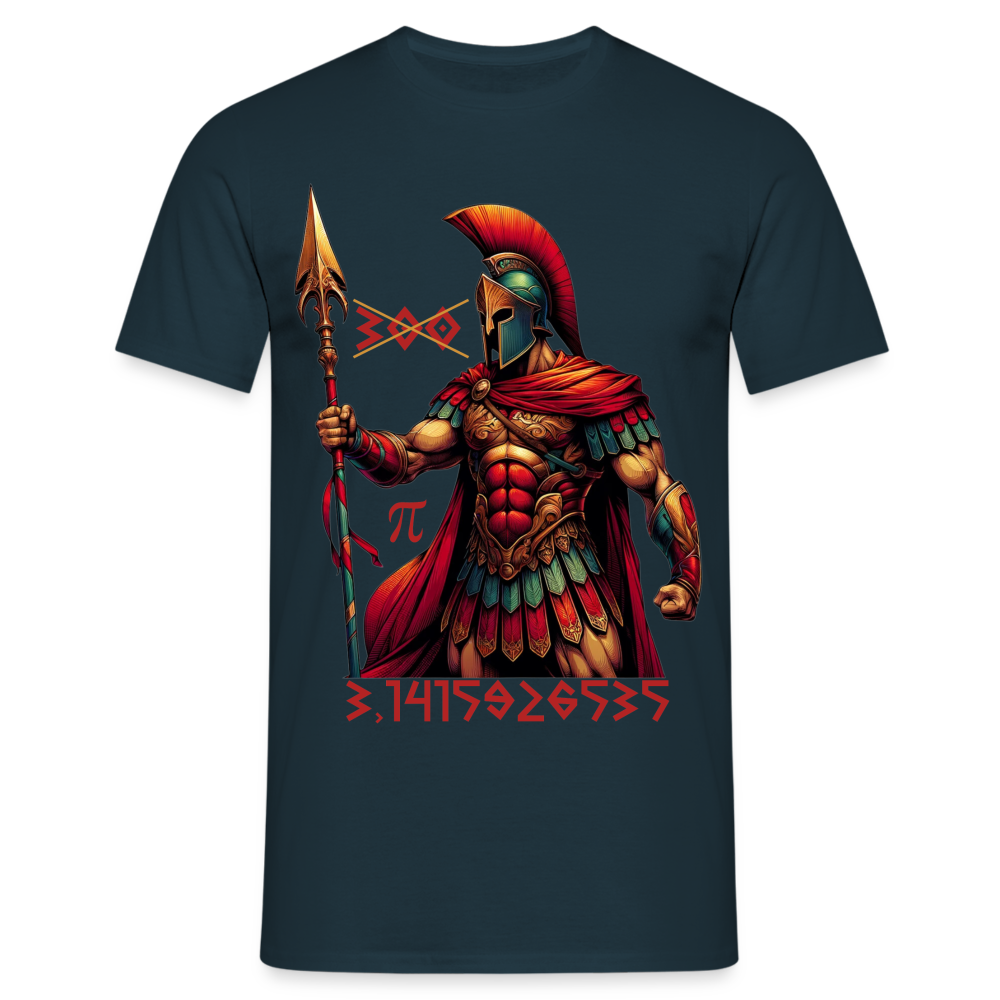 Spartaner π 3.1415926535 Herren T-Shirt - Navy