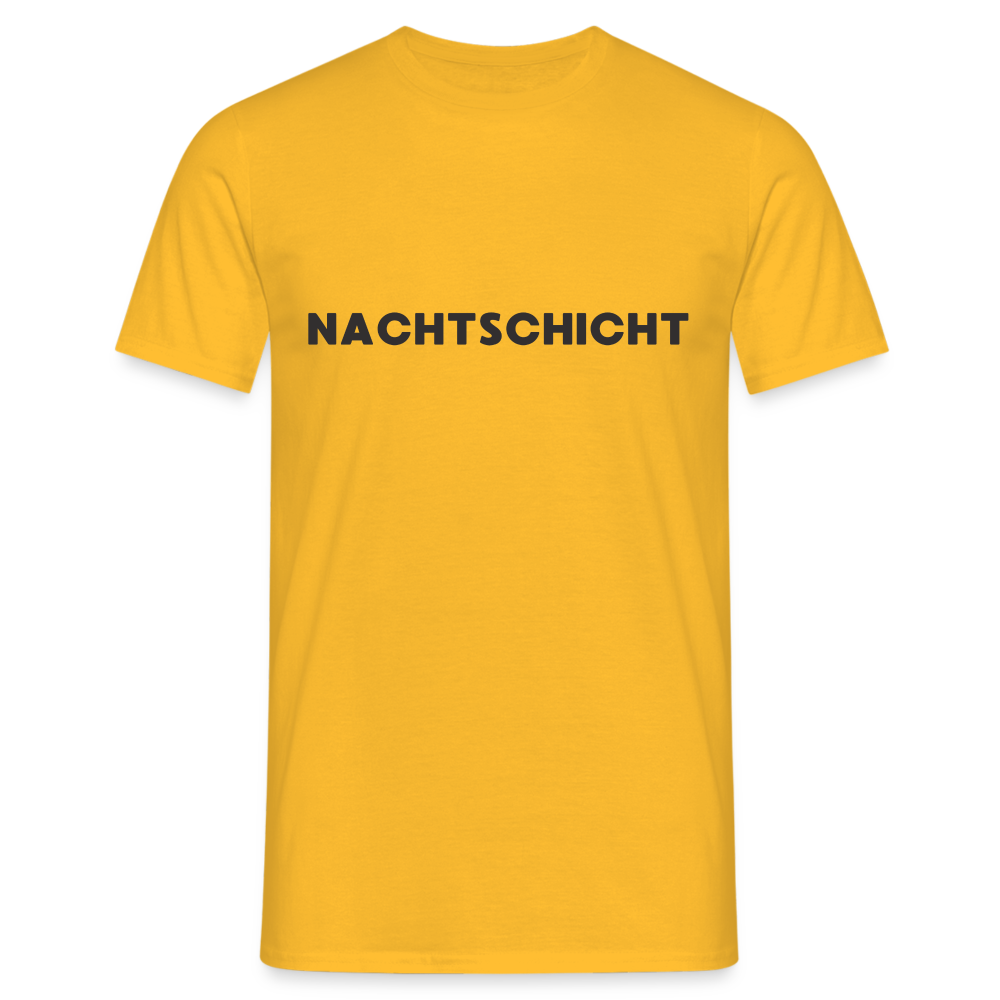 Nachtschicht Herren T-Shirt - Gelb