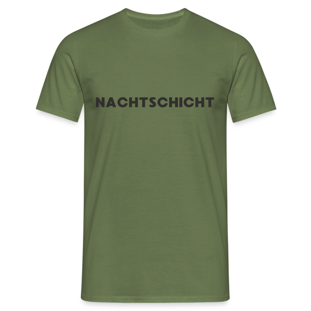 Nachtschicht Herren T-Shirt - Militärgrün