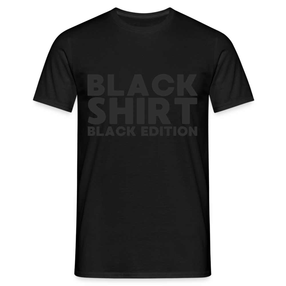 Black Shirt Black Edition Herren T-Shirt - Schwarz
