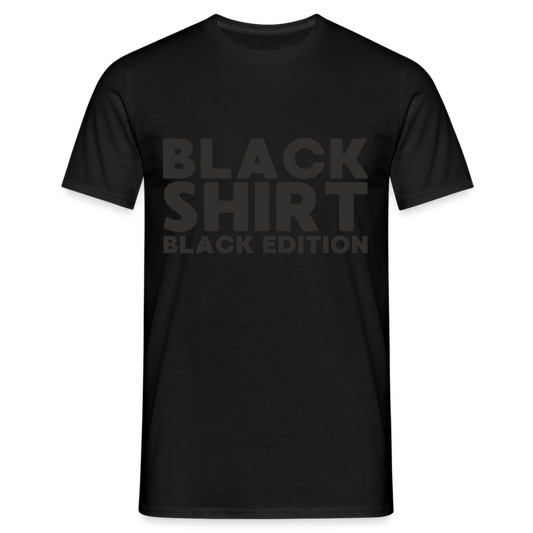 Black Shirt Black Edition Herren T-Shirt - Schwarz