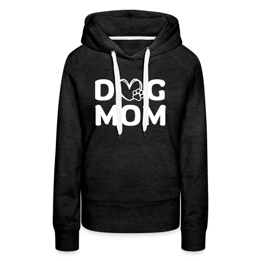 Dog Mom Damen Premium Hoodie - Anthrazit