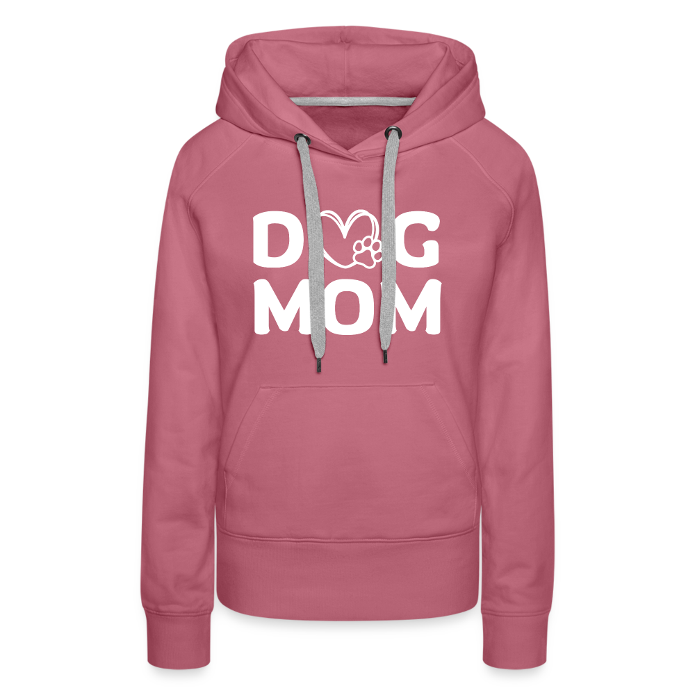 Dog Mom Damen Premium Hoodie - Malve