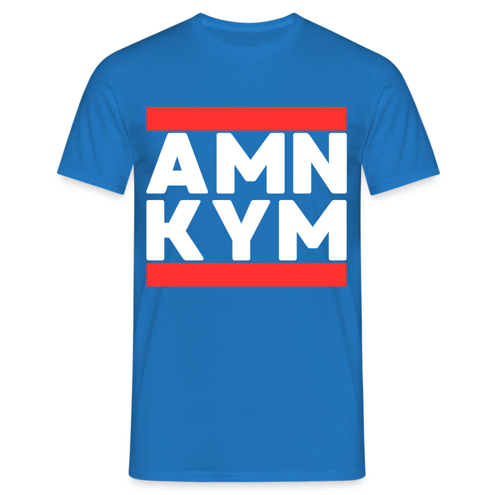 AMN KYM Herren T-Shirt - Royalblau