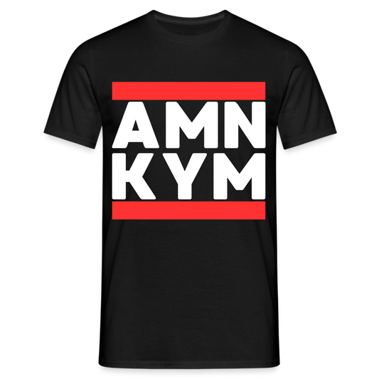 AMN KYM Herren T-Shirt - Schwarz