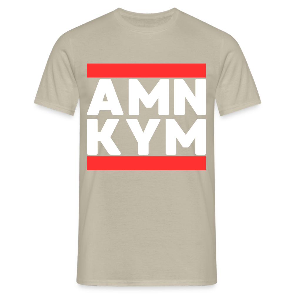 AMN KYM Herren T-Shirt - Sandbeige