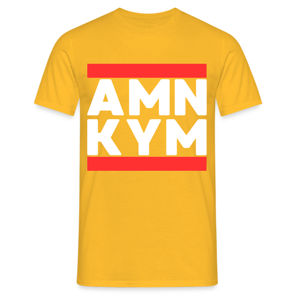 AMN KYM Herren T-Shirt - Gelb