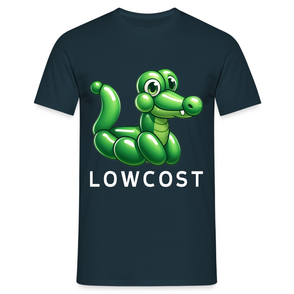 Lowcost Krokodil Herren T-Shirt - Navy