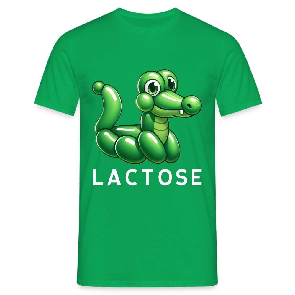 Lactose Krokodil Herren T-Shirt - Kelly Green