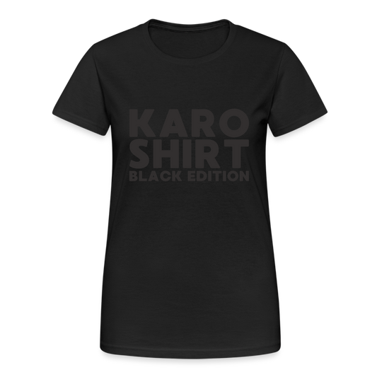 Karo Shirt Black Edition DamenT-Shirt - Schwarz