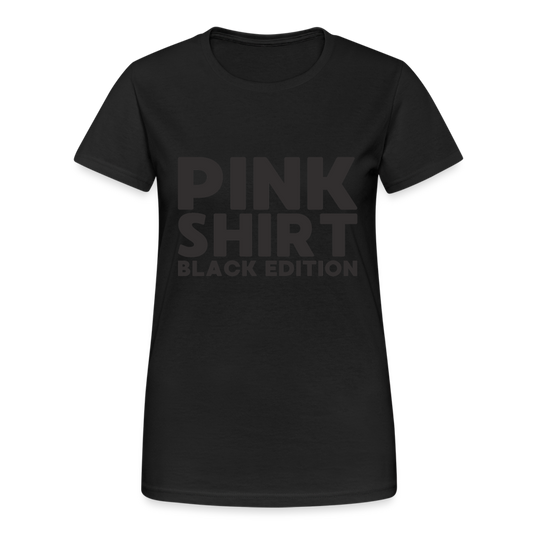 Pink Shirt Black Edition Damen T-Shirt - Schwarz