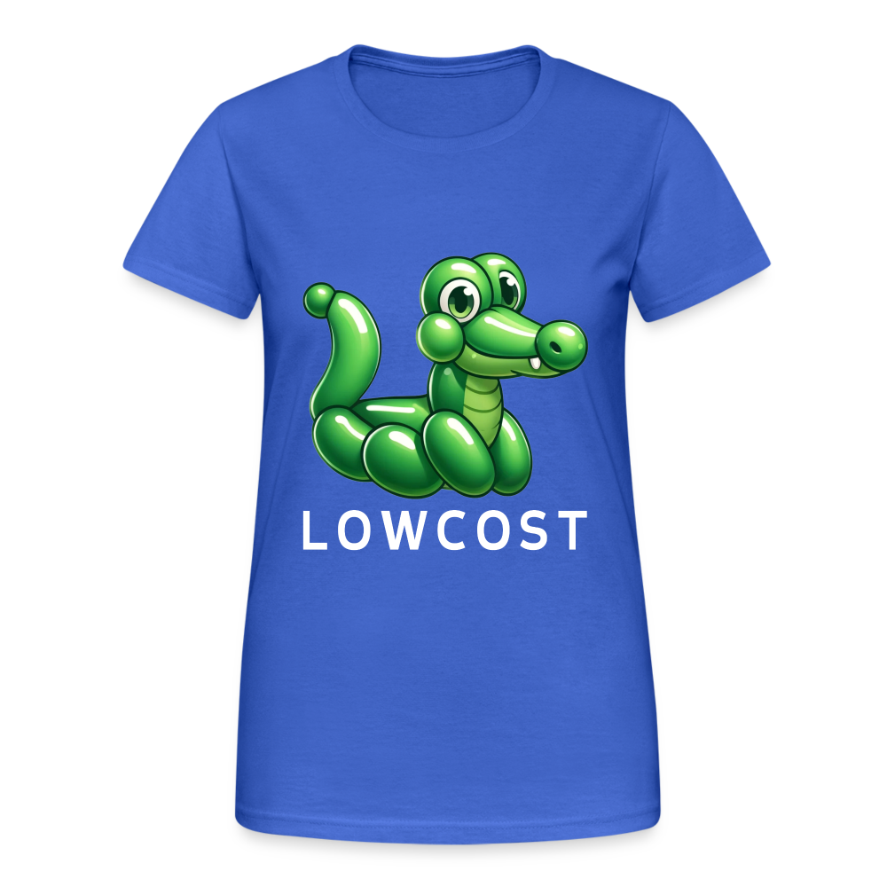 Lowcost Krokodil Damen T-Shirt - Königsblau