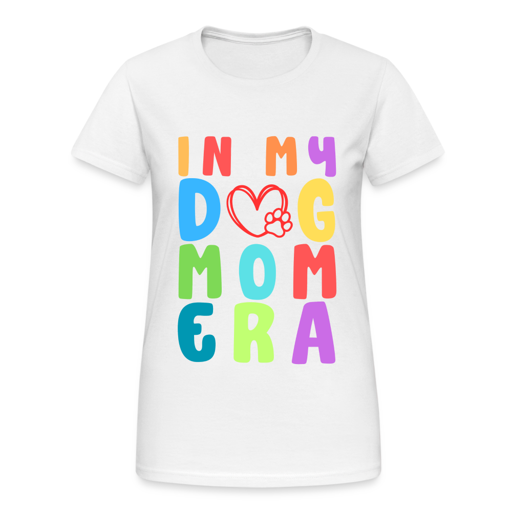 In my Dog Mom Era Damen T-Shirt - weiß