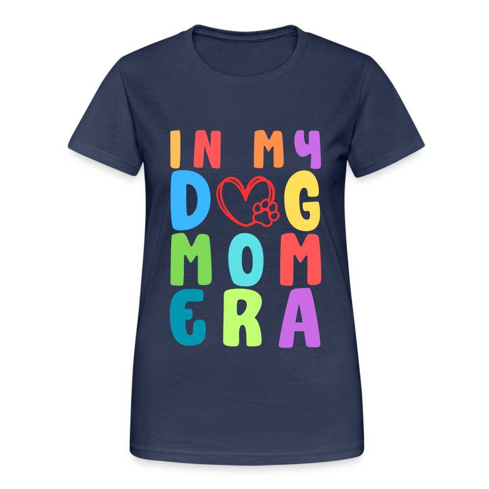 In my Dog Mom Era Damen T-Shirt - Navy