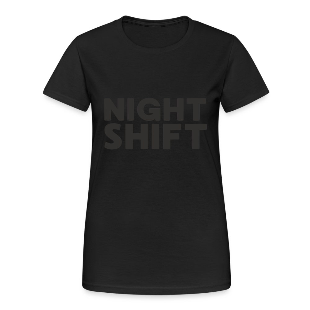 Night Shift Damen T-Shirt - Schwarz