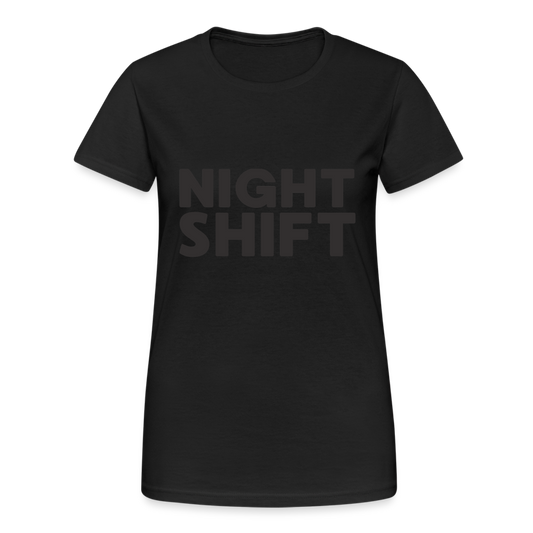 Night Shift Damen T-Shirt - Schwarz