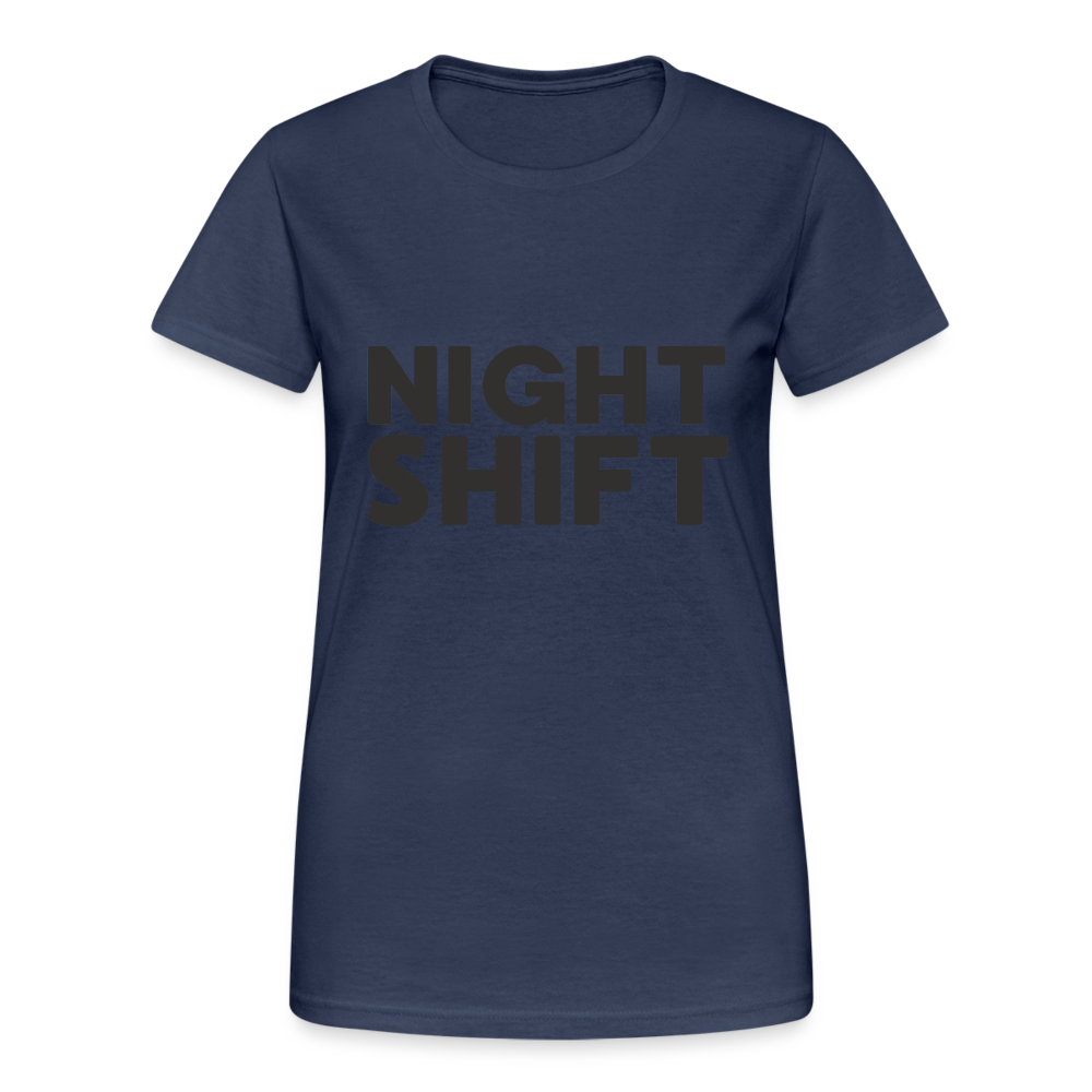 Night Shift Damen T-Shirt - Navy