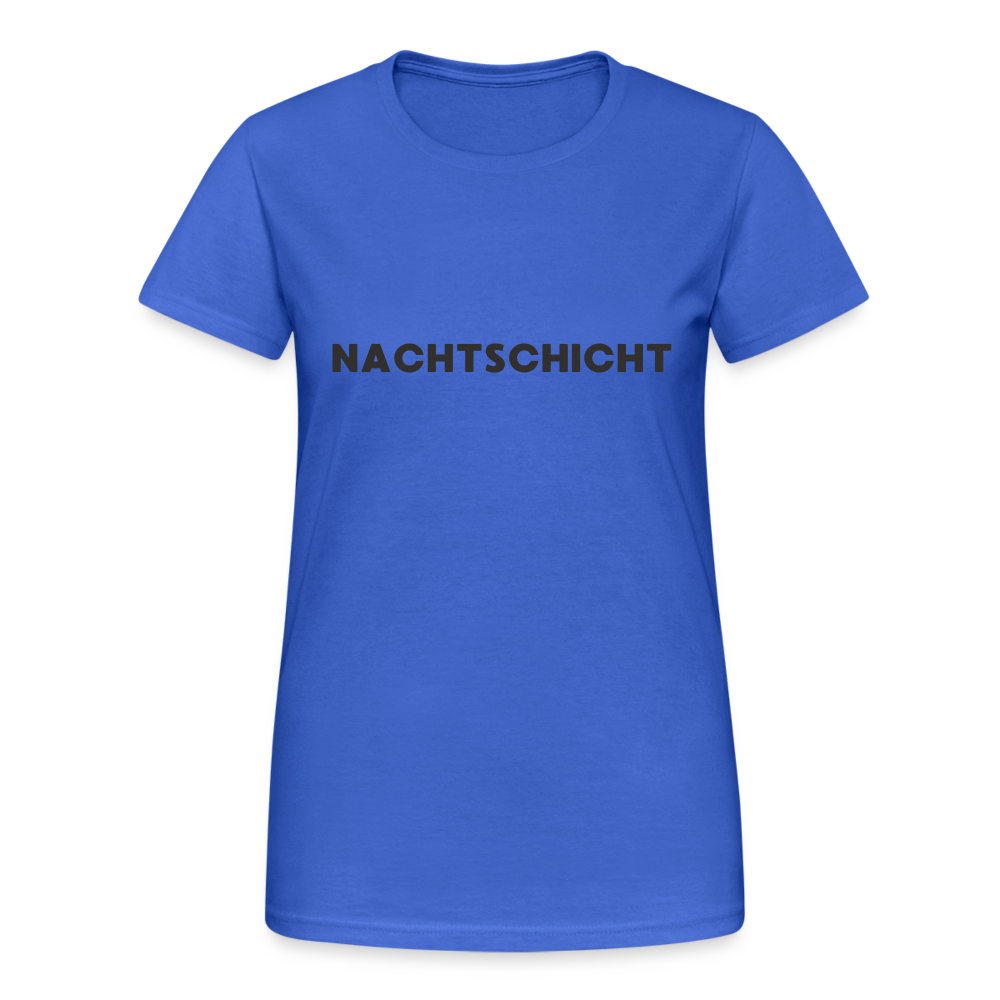 Nachtschicht Damen T-Shirt - Königsblau