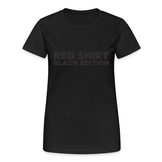 Red Shirt Black Edition Damen T-Shirt - Schwarz