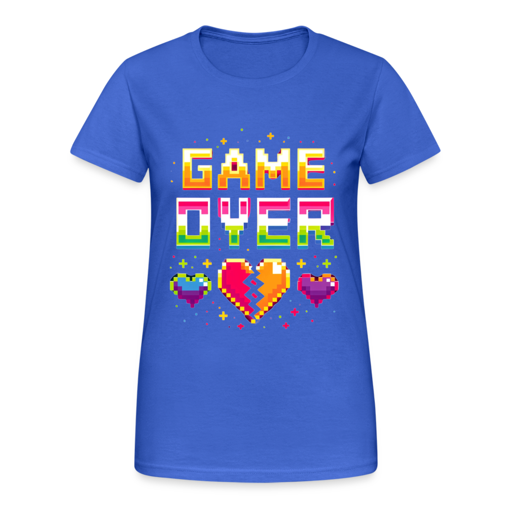 Game Over Retro Pixel Damen T-Shirt - Königsblau