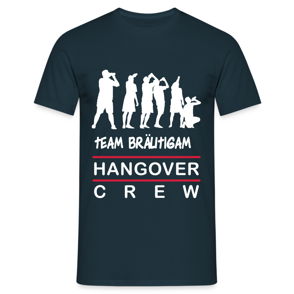 JGA Team Bräutigam Herren T-Shirt - Navy