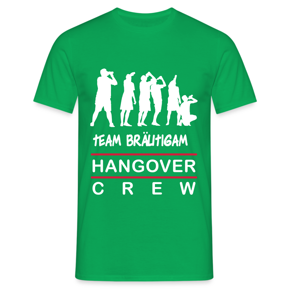 JGA Team Bräutigam Herren T-Shirt - Kelly Green