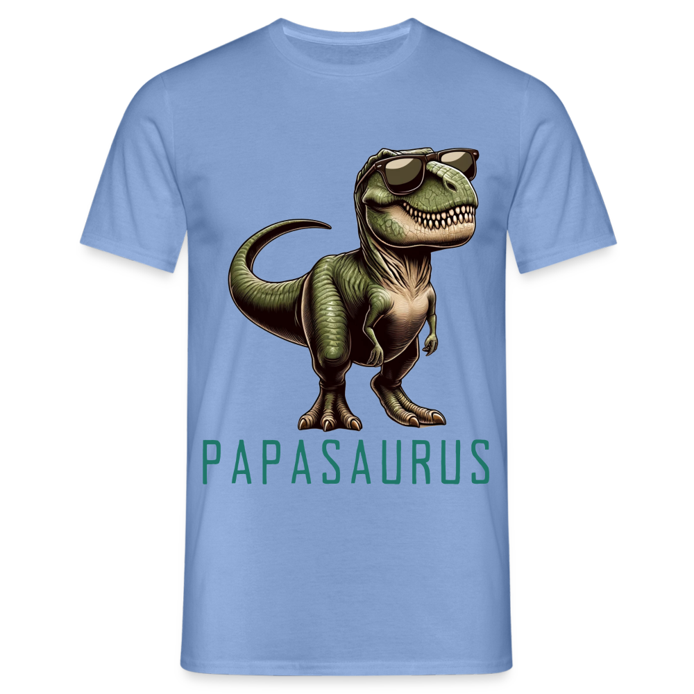 Papasaurus REX Herren T-Shirt - carolina blue
