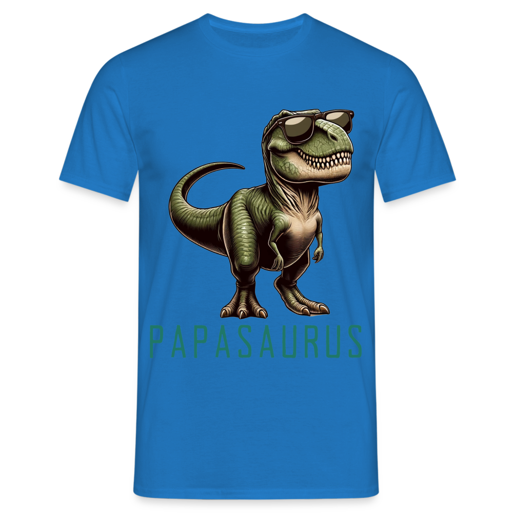 Papasaurus REX Herren T-Shirt - Royalblau