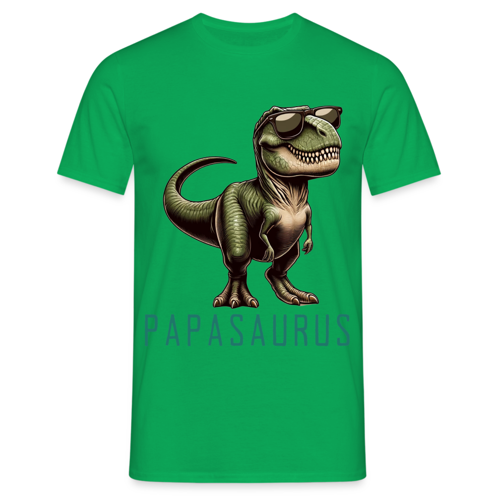Papasaurus REX Herren T-Shirt - Kelly Green