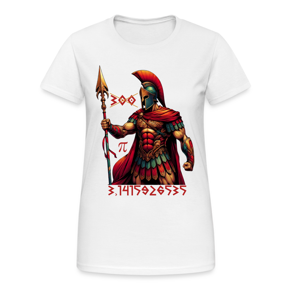 Spartaner π 3.1415926535 Damen T-Shirt - Weiß
