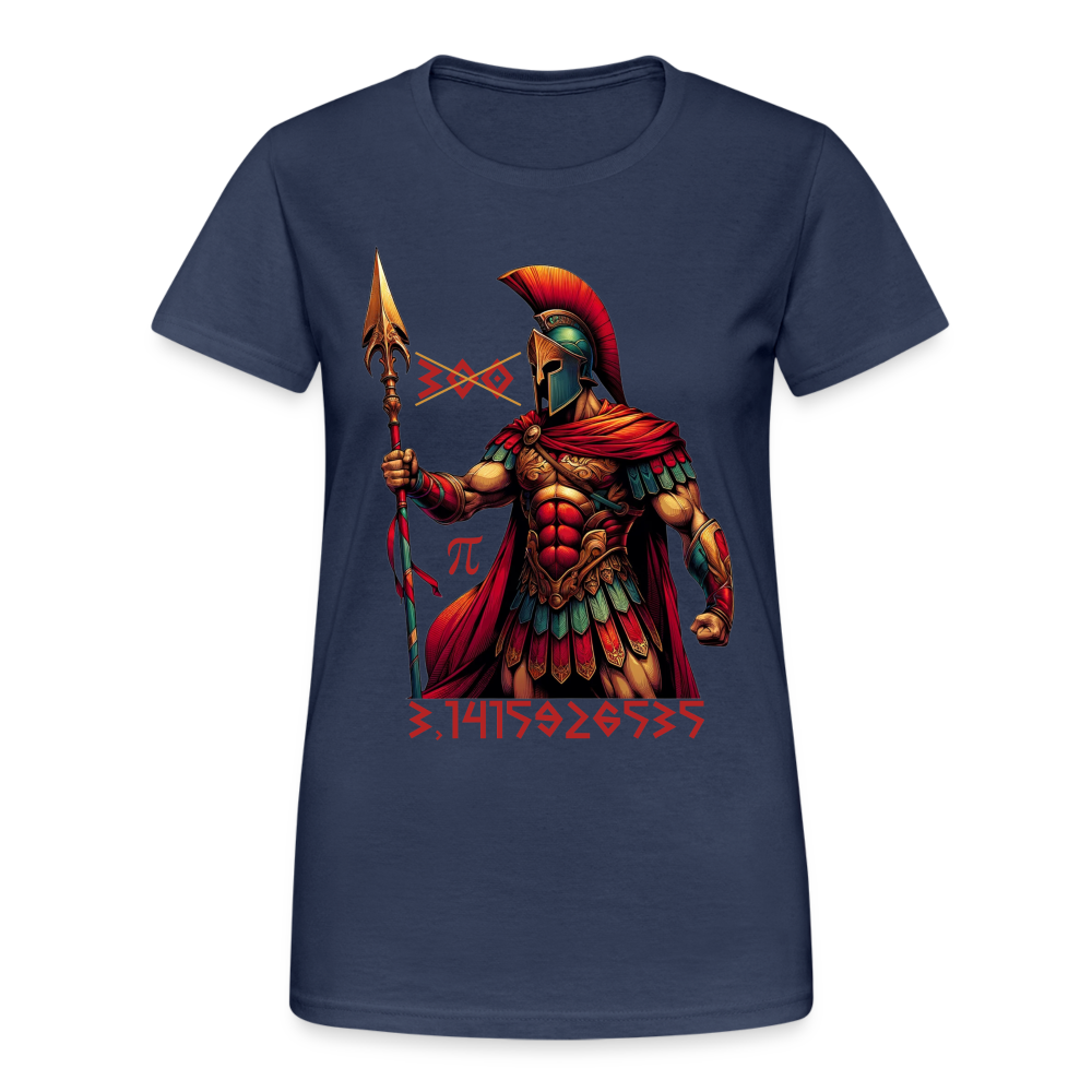 Spartaner π 3.1415926535 Damen T-Shirt - Navy