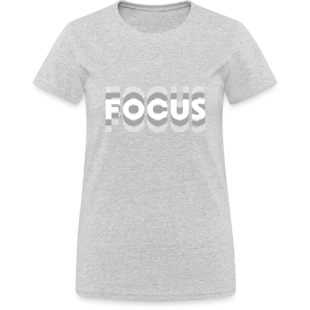 Focus Tripple Damen T-Shirt - Grau meliert