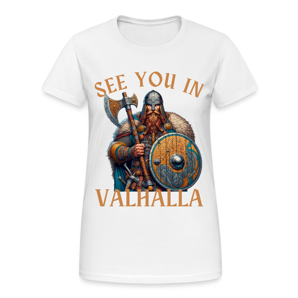 See you in Valhalla Damen T-Shirt - Weiß