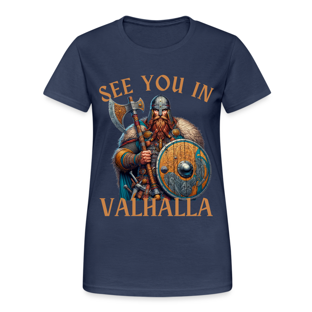 See you in Valhalla Damen T-Shirt - Navy