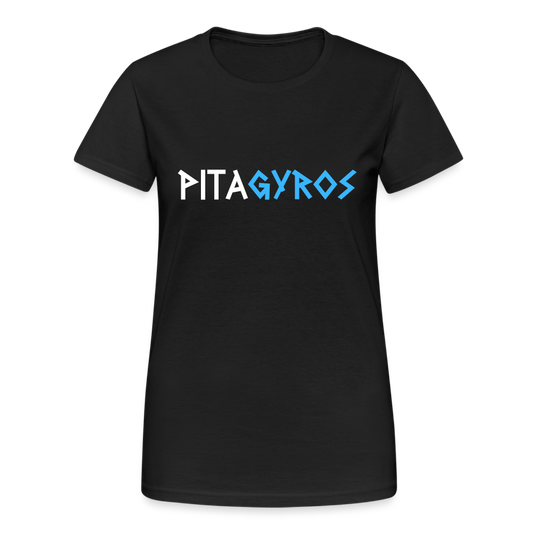 Pita Gyros Damen T-Shirt - Schwarz