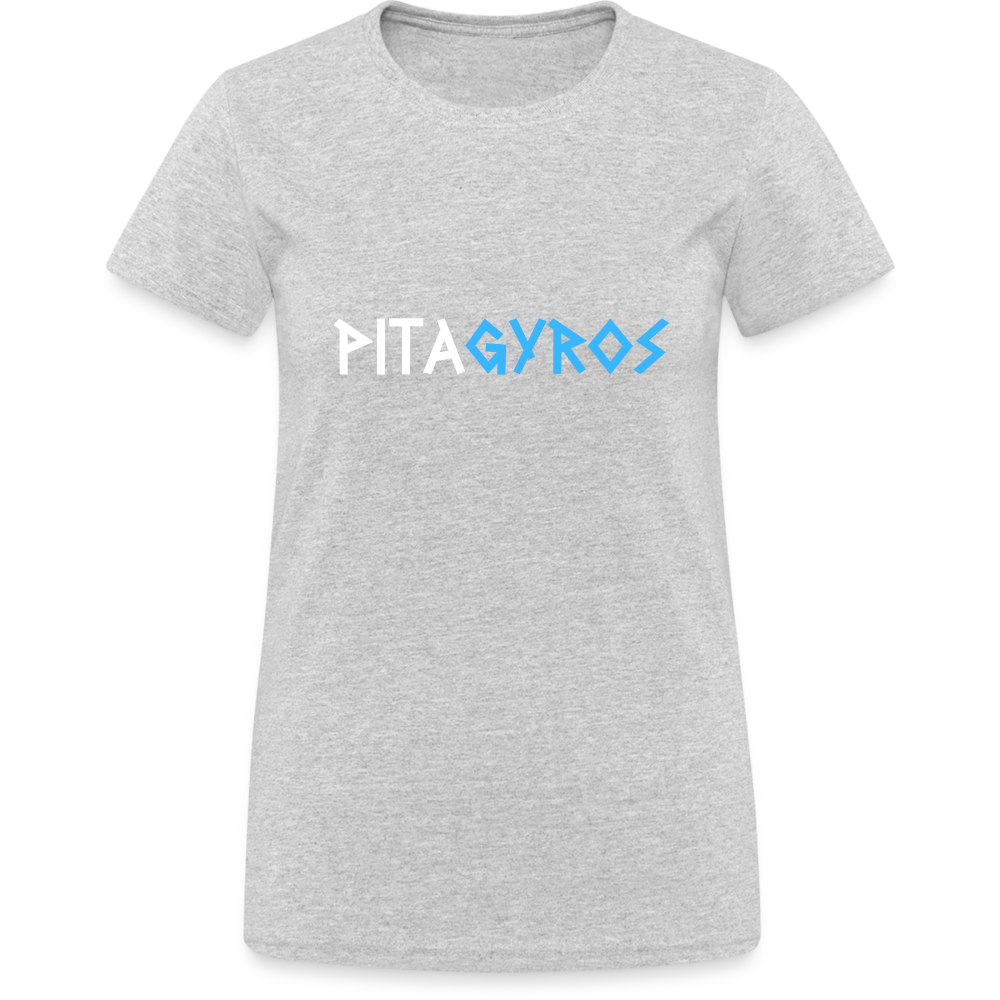 Pita Gyros Damen T-Shirt - Grau meliert