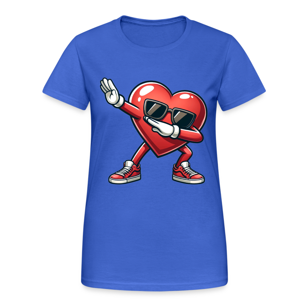 Dabbing Heart Damen T-Shirt - Königsblau