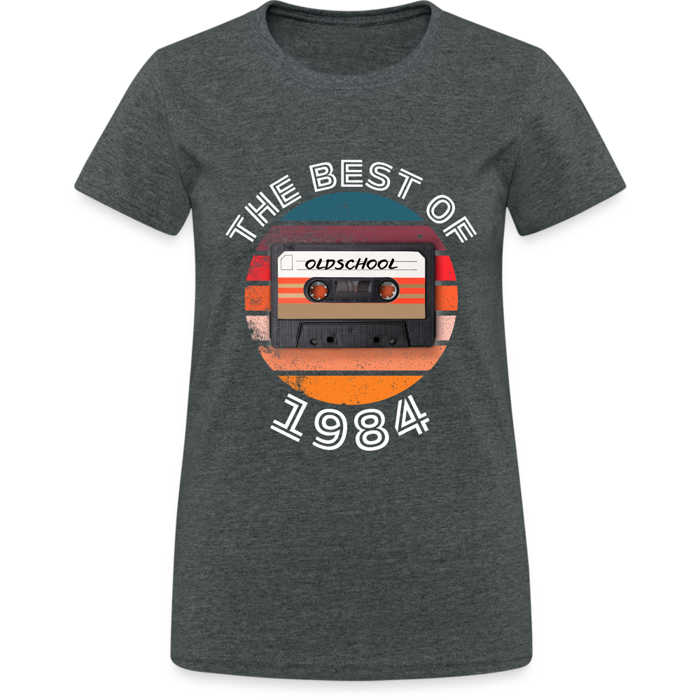 The Best of 1984 Damen T-Shirt - Dunkelgrau meliert