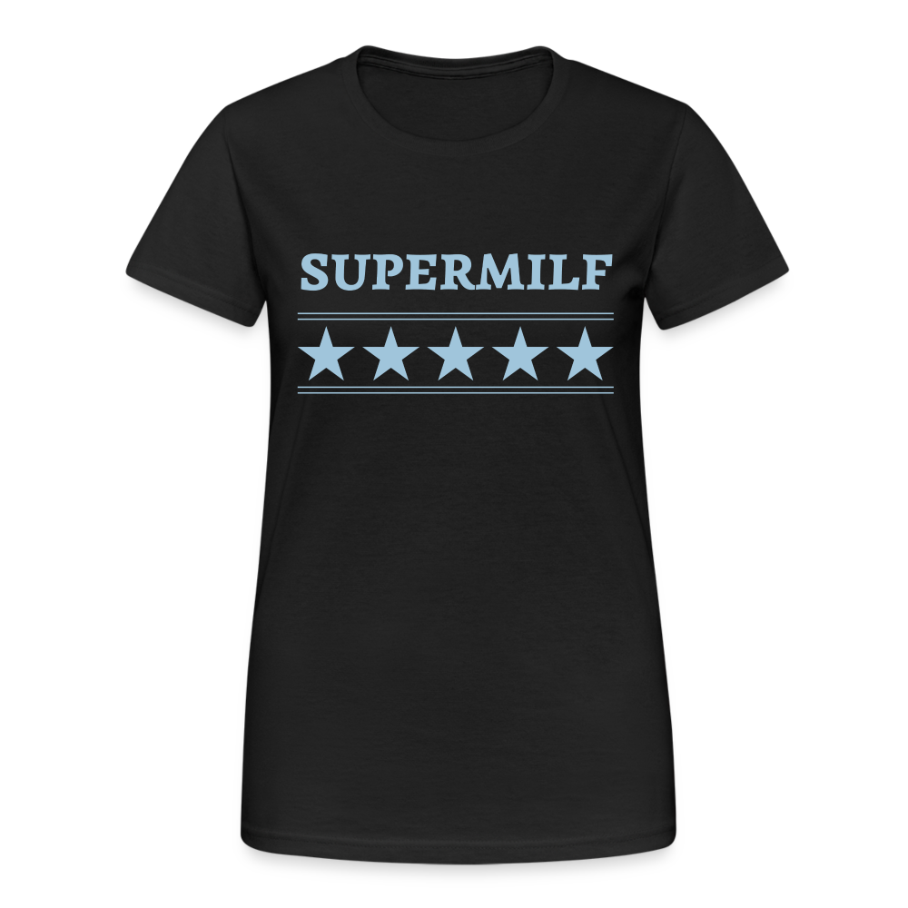 Supermilf Star Damen T-Shirt - Schwarz