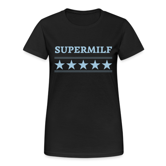Supermilf Star Damen T-Shirt - Schwarz