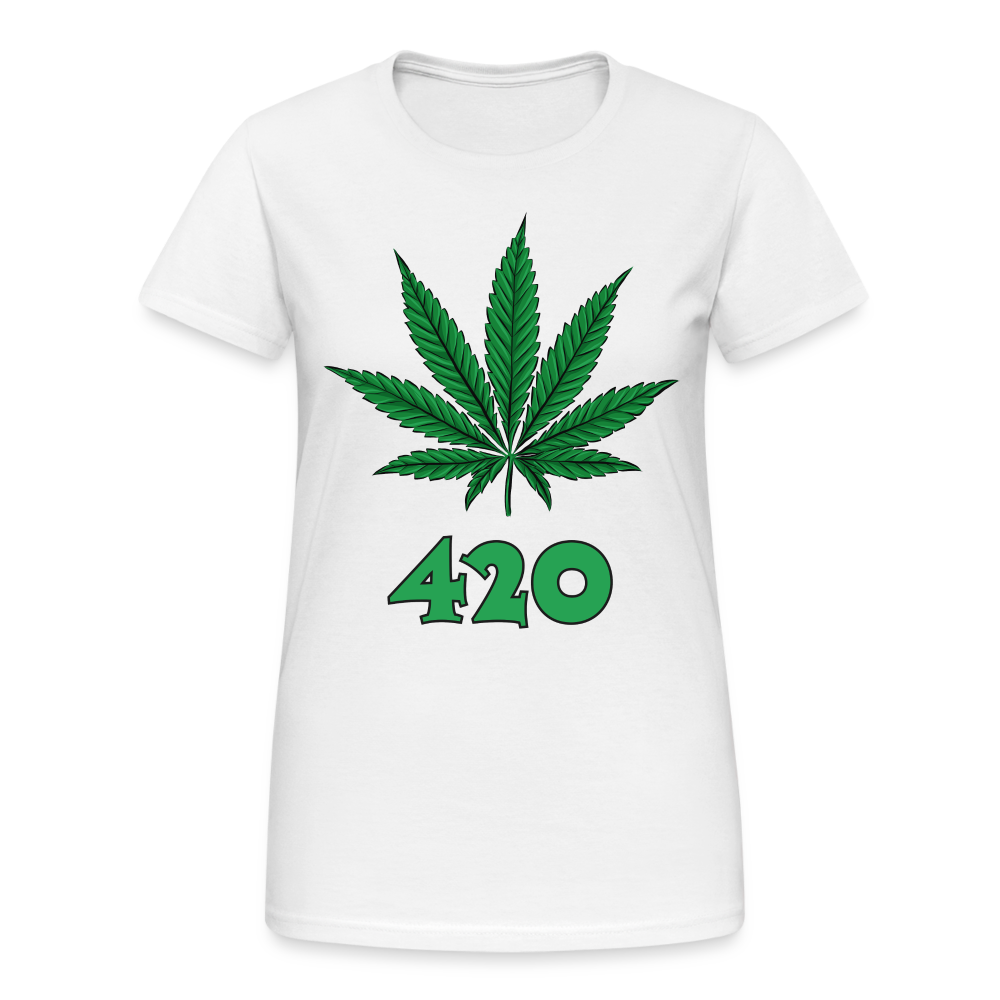 Cannabis 420 Damen T-Shirt - Weiß