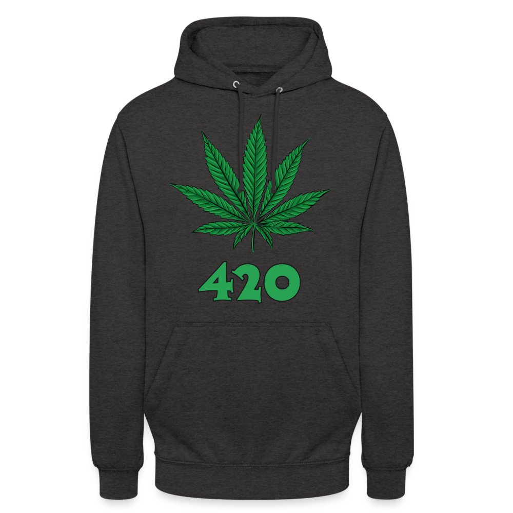 Cannabis 420 Unisex Hoodie - Anthrazit