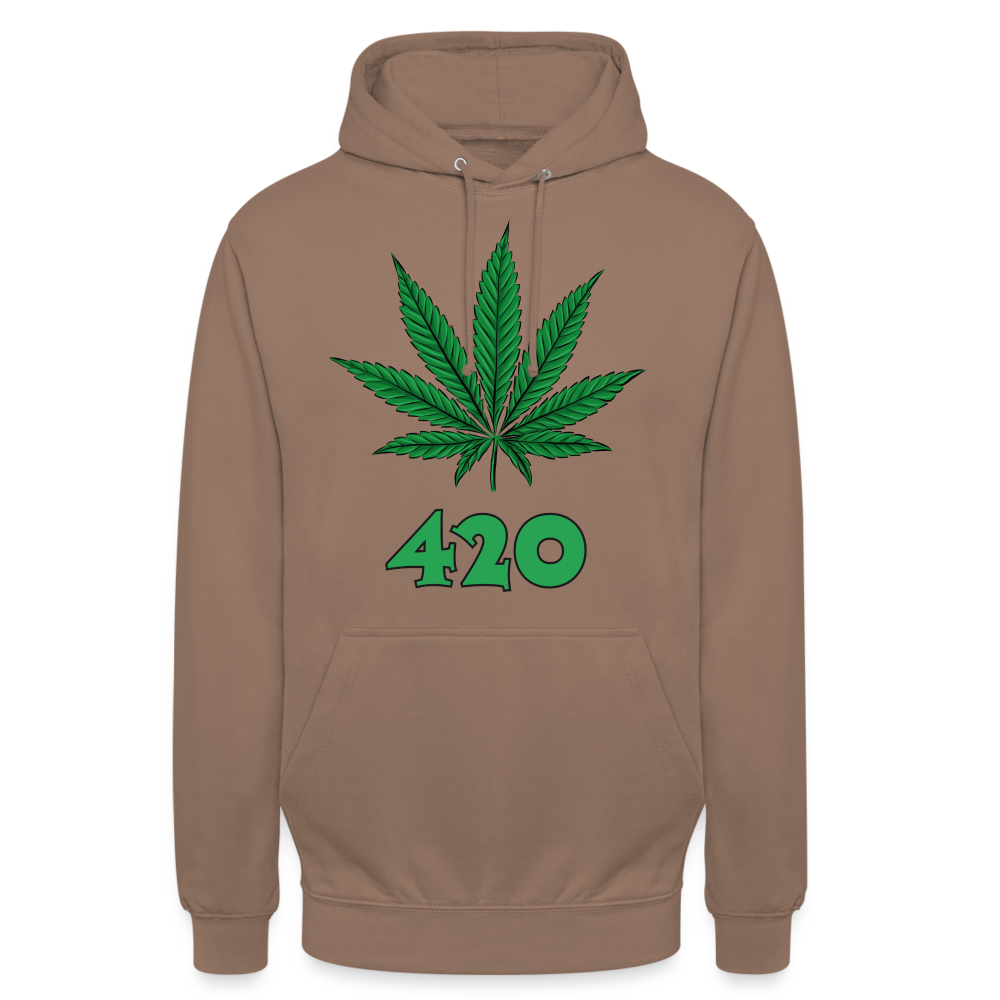 Cannabis 420 Unisex Hoodie - Mokka