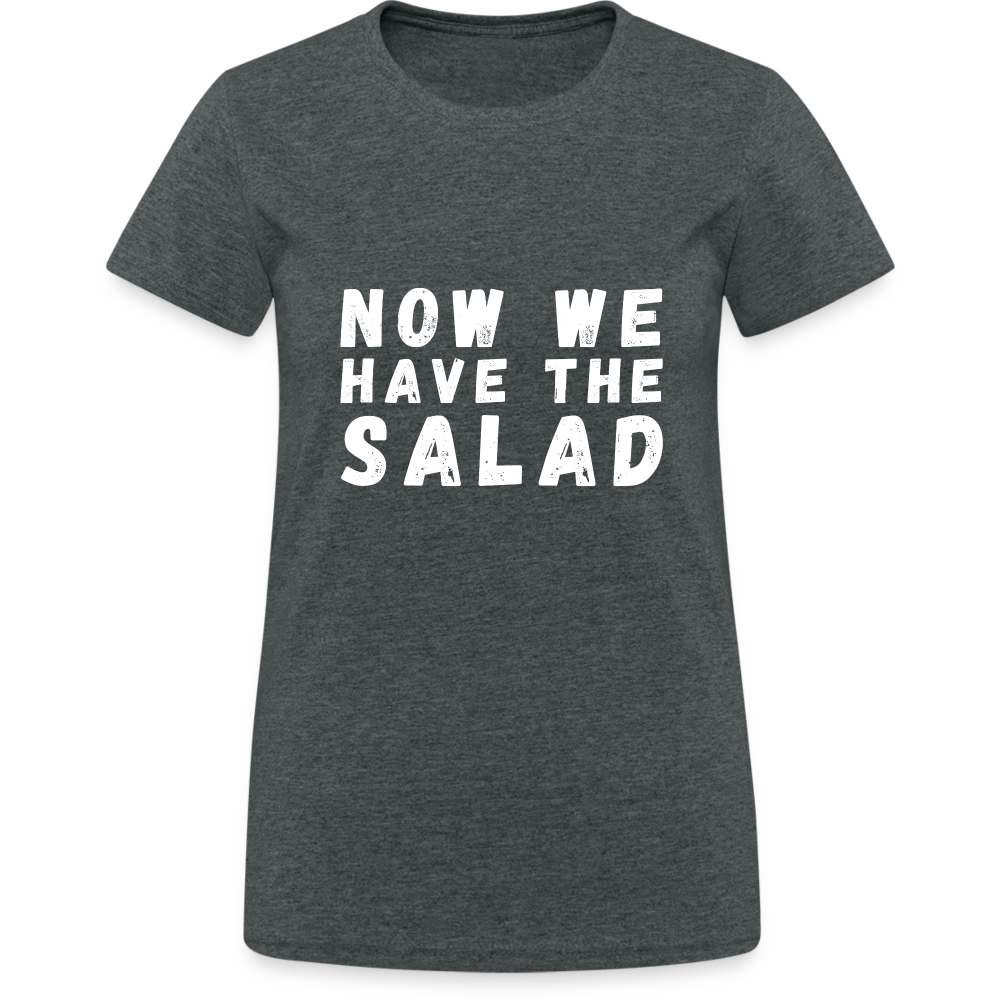 Now we have the Salad Damen T-Shirt - Dunkelgrau meliert