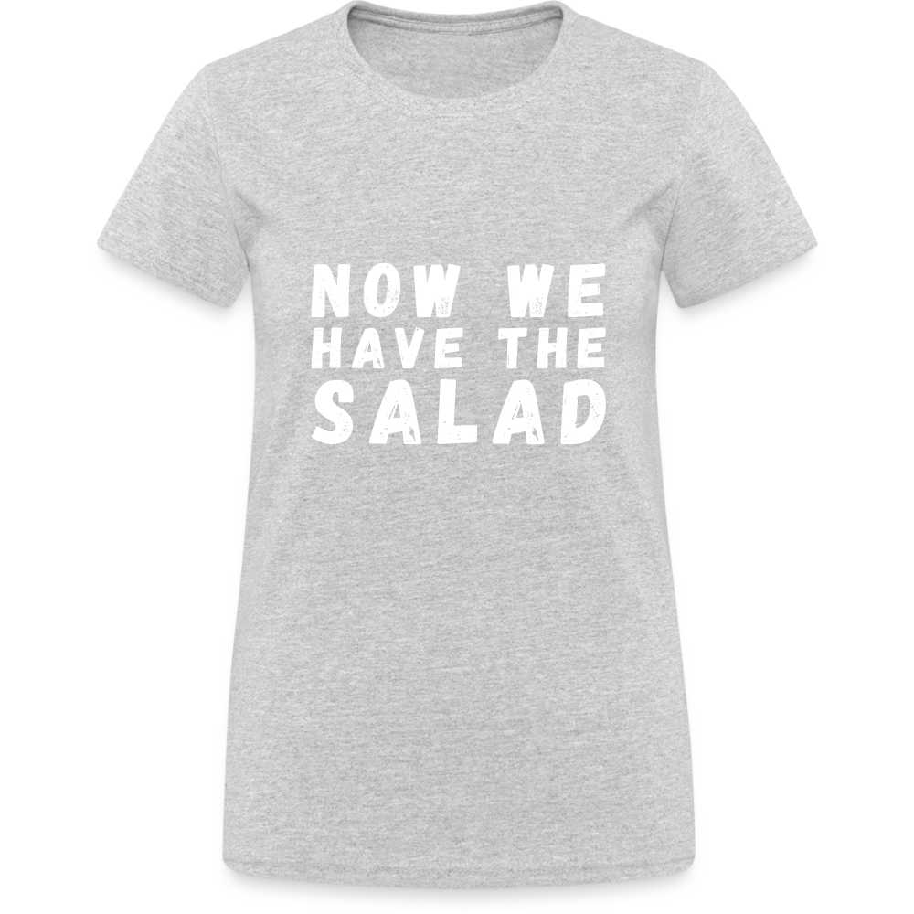Now we have the Salad Damen T-Shirt - Grau meliert