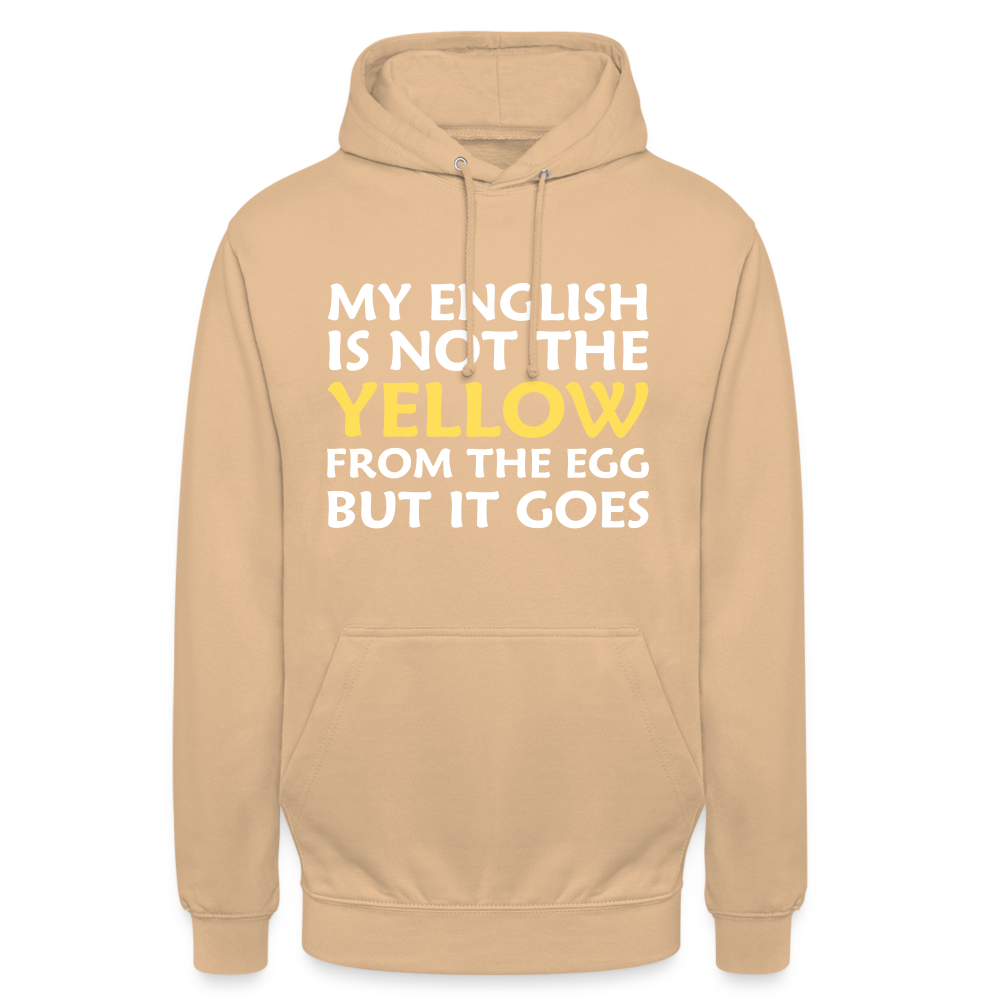 My English is not the yellow from the egg but it goes Herren T-Shirt - Beige