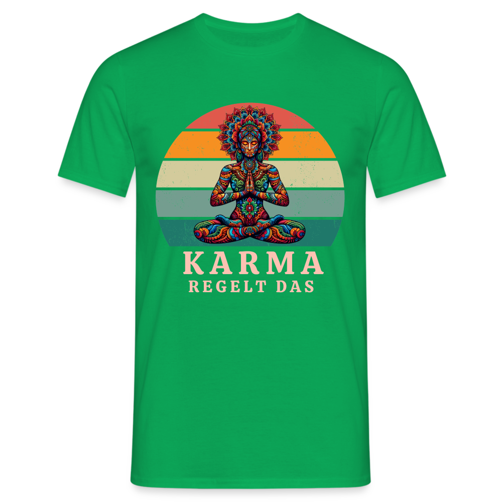Karma regelt das Herren T-Shirt - Kelly Green