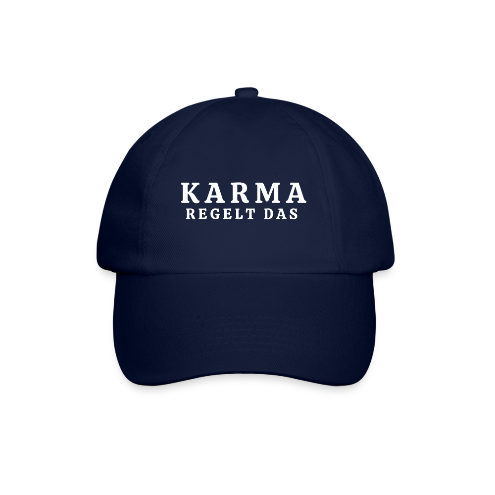 Karma regelt das Cap - Blau/Blau