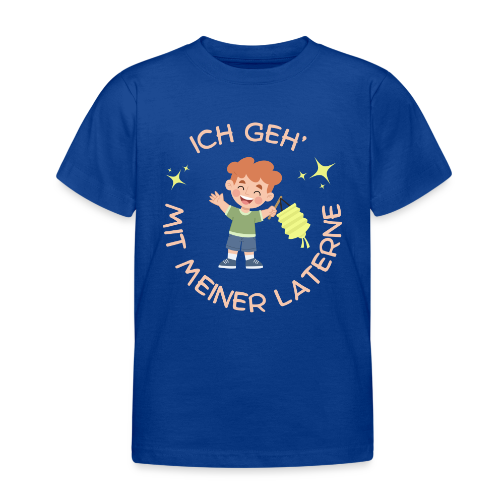 Laternen Kinder T-Shirt - Royalblau